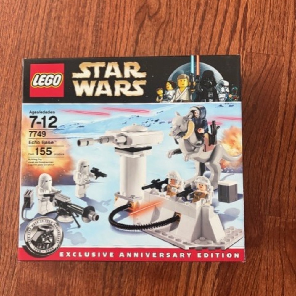 LEGO Star Wars Echo Base 7749 Exclusive Anniversary Edition RETIRED New Sealed